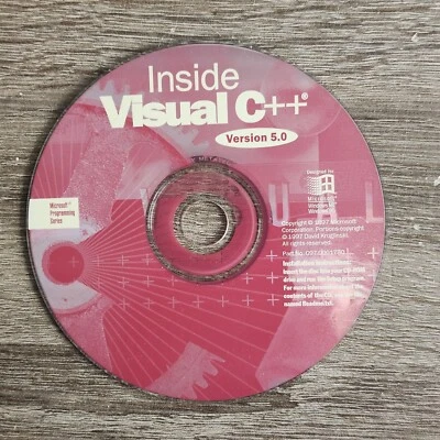 Vintage 1997 Microsoft Inside Visual C++ Version 5.0 CD - Image 1 of 4