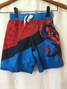 New Marvel Boy's Spiderman Swim Trunks Shorts Swimwear Boardshorts UV 50 many sz - Picture 1 of 4