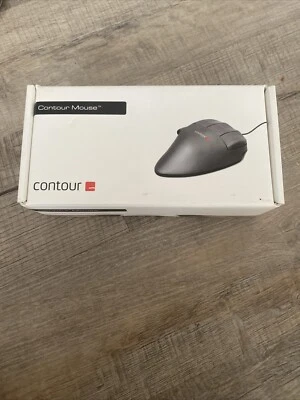 New Contour Design WHITE Perfit Mouse NonScroll Ergonomic USB PMO5-S- R - Image 1 of 4
