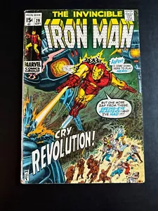 Iron Man #29 - Save the People ? Save the Country! (Marvel, 1970) VG- - Picture 1 of 3
