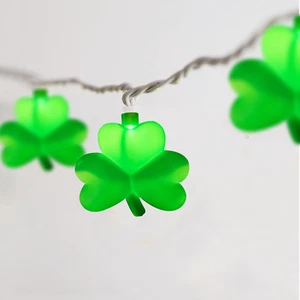 St Patrick'S Day Shamrock Lights Plug In, 8.5Ft Outdoor Shamrock St Patrick'S Da - Picture 1 of 12