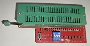TL866 Plus MiniPro Adaptateur EPROM adapter 27C322 27C160 27C800 27C400 rouge - Picture 1 of 2