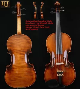 Incredibile Violino Suono Stradivari Violino Master Wang's Own Work n. W14,2025 - Foto 1 di 12