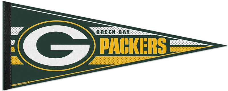 Green Bay Packers NFL Mesh Style 12 X 30 Wincraft Felt Pennant - Image 1 of 1
