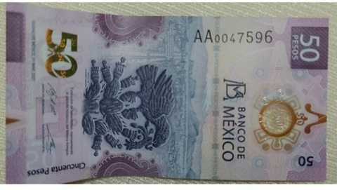 México billete ajolote Serie AA00 Cover