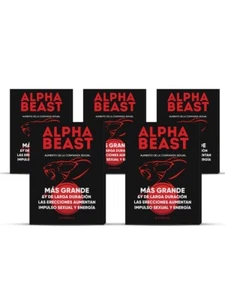 Alpha Beast Vitalidad Energía Hombre Rendimiento Fórmula Potente Premium 5 ud - Imagen 1 de 5