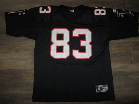 Atlanta Falcons Tim Dwight Starter NFL Football Jersey 52 XL Vintage Team Black Cover
