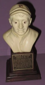 1963 Sports Hall of Fame Büste, Honus Wagner, mit schwarzer Tinte markiert - Bild 1 von 9