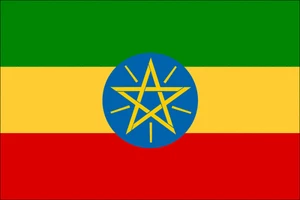 FOTO DE PÓSTER BRILLANTE BANDERA DEL PAÍS DE ETIOPÍA addis abeba amárico oromo 918 - Imagen 1 de 1