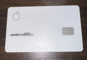 Apple Card Titanium Metal MasterCard Goldman Sachs Rare - Picture 1 of 3