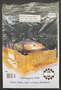Limited Edition Sealed Toronto Maple Leafs Program Last Game at Gardens NHL - Picture 1 of 2