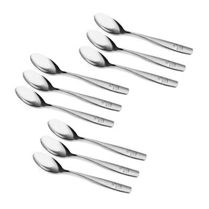 9 Piece Stainless Steel Kids Spoons Kids Cutlery Child and Toddler Safe Flatw... - Picture 1 of 4