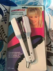Vintage Windmere Professional Crimping Iron WMC-1CP820 Pro-Style Purple Plated - Picture 1 of 12