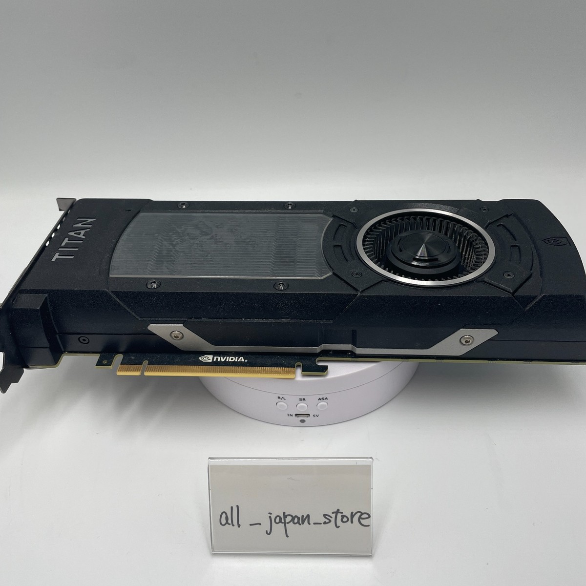 Geforce GTX Titan X（ジャンク） NVIDIA GeForce GTX TITAN X 本体 ジャンク Junk I bought a GTX
