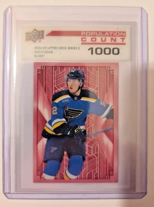 Zach Dean Population Count 1000 2024-25 Upper Deck Series 2 - Picture 1 of 1