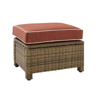 Bradenton Wicker Outdoor Ottoman - Image 1 of 4