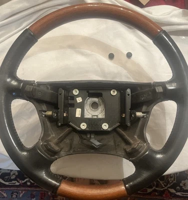 Volante de madera Saab 9-3 1999-2009 Saab 9-5 1999-2003 raro 4717179 OEM Foto 1 de 4