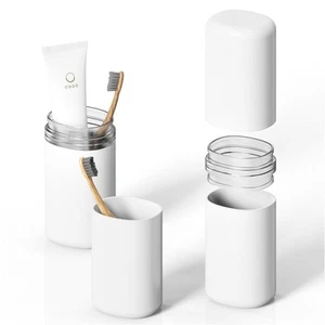 Travel Toothbrush Holder Case, Portable Tooth Brush and Toothpaste Container ... - Picture 1 of 7