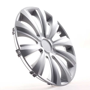 4x embellecedores de rueda de 16 pulgadas tapacubos "Delta" plata adecuado para Alfa D - Imagen 1 de 5