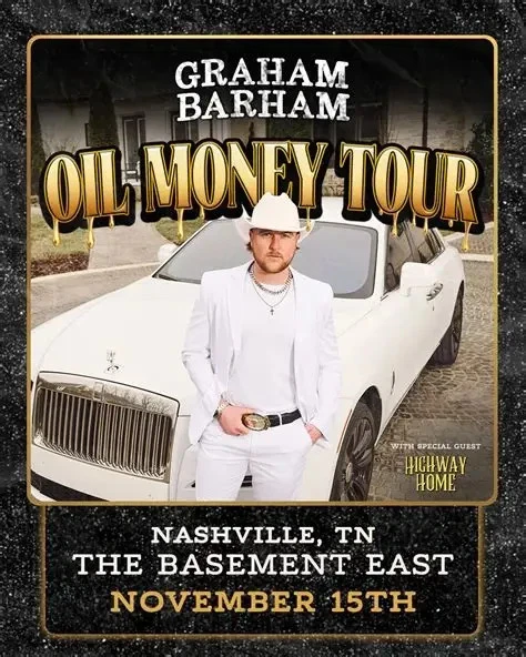 Graham Barham Concert Tickets Nashville TN Nov 15 2025 and Meet and Greet - Image 1 of 1