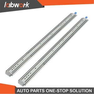 Labwork Heavy Duty 38" Drawer Slides w/Lock 500lb - Full Extension Ball Bearing - Picture 1 of 24