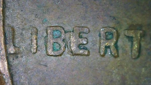 1957-D Lincoln Wheat Cent, BIE Die Chip (A379) - Picture 1 of 3