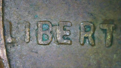 1957-D Lincoln Wheat Cent, BIE Die Chip (A379) - Image 1 of 3