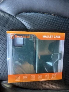 Bocasal Leather Wallet Case for iPhone 12/12Pro Max (S8) - Picture 1 of 5