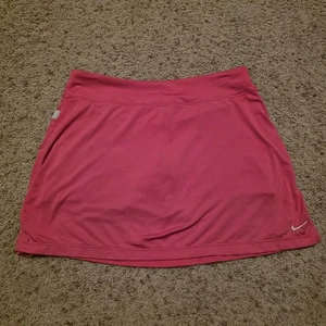 Nike Dri-FIT Court Skirt Medium Pink Tennis Golf Athletic Shorts Built-In Liner - Picture 1 of 10