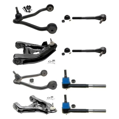 For Chevy C2500 Suburban 92-99 Control Arm with Ball Joint and Tie Rod End Kit Foto 1 de 2