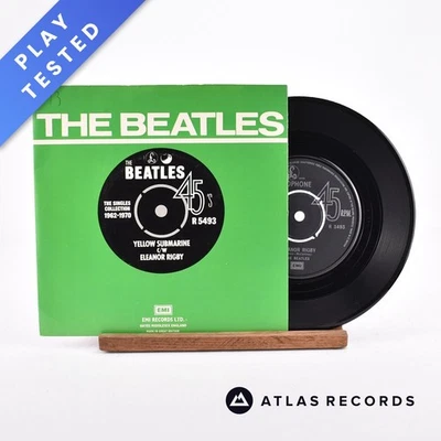 The Beatles - Yellow Submarine c/w Eleanor Rigby - 7" Vinyl Record - VG+/EX - Image 1 of 4