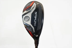 Taylormade Stealth Plus Rescue 19.5 3 Hybrid Stiff Hzrdus Rdx Red Good ^ - Picture 1 of 8