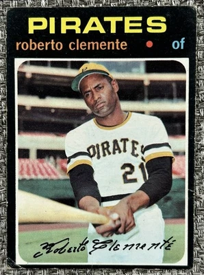 Roberto CLEMENTE 1971 Topps #630 en muy buen estado Foto 1 de 4