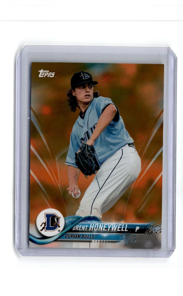 2018 Topps Pro Debut Orange Brent Honeywell 14/25 Durham Bulls #170 - Image 1 of 2