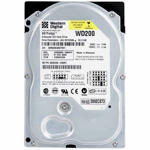 WD WD200EB Hard Disk HDD IDE 20GB 3.5" PATA EIDE Refurbished Hard Drive - Picture 1 of 3
