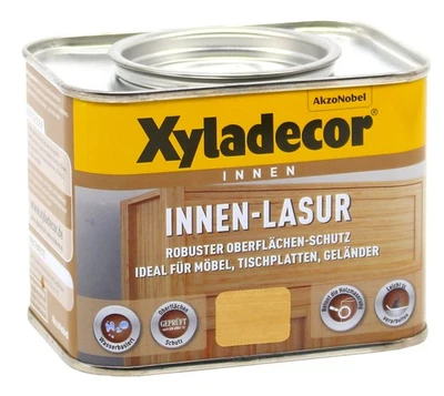 Xyladecor Innenlasur Möbellasur kiefer 5L Innen Lasur Holzlasur - Bild 1 von 4