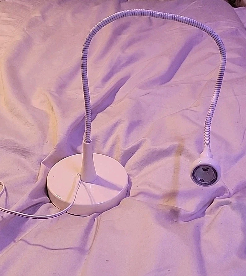 Vintage Ikea Jansjo White LED Gooseneck Desk Lamp Retired Adjustable - Image 1 of 4