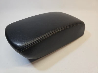 2017-2021 JEEP COMPASS FRONT CENTER CONSOLE ARMREST LID COVER LEATHER BLACK OEM - Image 1 of 4