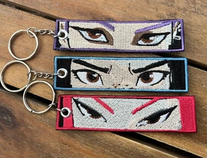 Hecho a mano K-Pop Cazadores de Demonios Bordado Jet Tag Llavero Cantantes Coreanos Película - Imagen 1 de 5