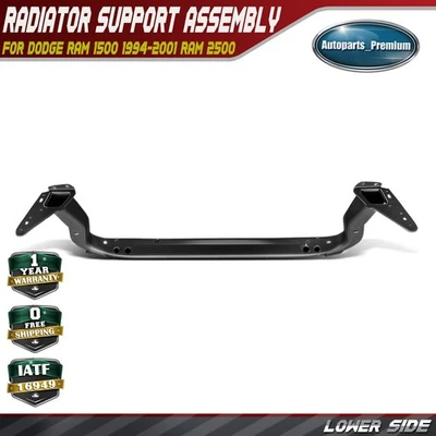 Conjunto de soporte de radiador inferior de acero para Dodge Ram 1500 1994-2001 Ram 2500 Ram 3500 Foto 1 de 4