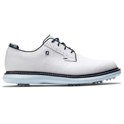 Nuevos Zapatos FootJoy Golf Traditions Blucher Blanco/Cielo/Camuflaje 08.5 M Foto 1 de 3