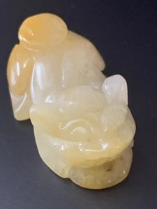 Chinese Jade Stone Carved Mythical Beasts Pendant - Picture 1 of 8