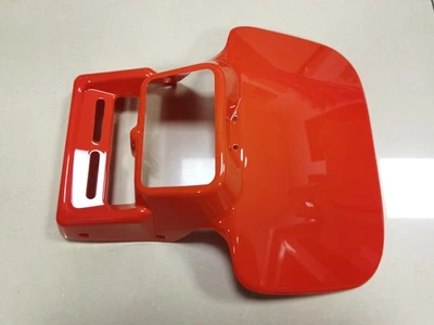 Visera de cubierta de faro naranja-rojo para Honda XR200R 250R 350 500 600 Carcasa de plástico Foto 1 de 4