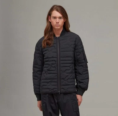 Chaqueta Bomber Yohji Yamamoto Y-3 Adidas Forro Clásico Talla S Hombres Negra Foto 1 de 4