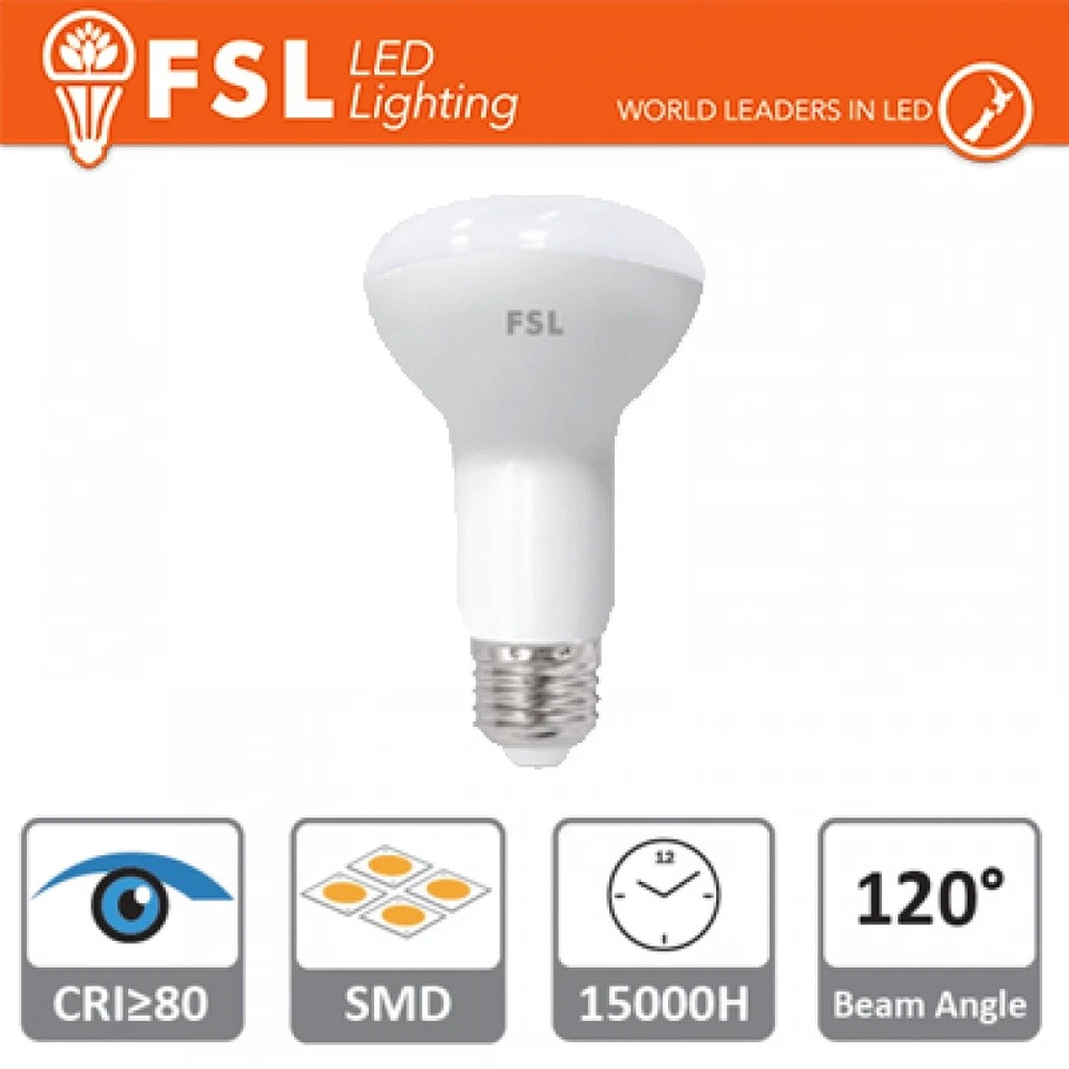 Lampadina LED R80 11W E27 6500K 840LM CRI80 Angolo 120º Durata 25.000H - Immagine 1 di 1