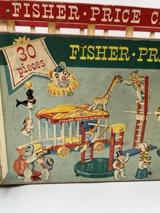 VINTAGE FISHER-PRICE ZIRKUSWAGEN HOLZ UNVOLLSTÄNDIG, FÜR TEILE / RESTAURIEREN, SIEHE - Bild 1 von 24
