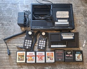 Untested | Coleco ColecoVision Console + Expansion Module 1  Cords Controls