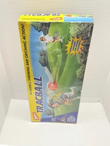 Wham-O Trac Ball Vintage 1998 blau gelb Schläger Set 1 Ball mit Box - Bild 1 von 7