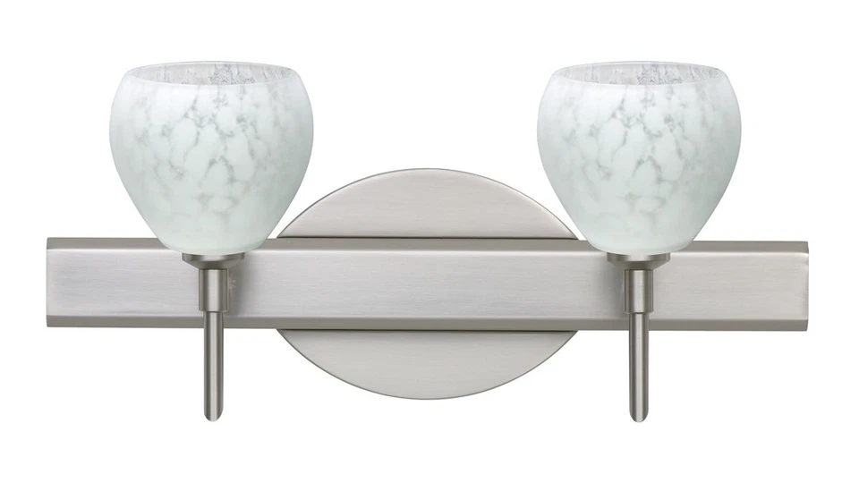 Besa Lighting 2SW-560519-LED-SN Tay Tay Bathroom Vanity Light Satin Nickel - Image 1 of 1