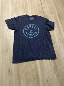 Hurley Dark Blue T-Shirt Men’s Size XL - Picture 1 of 4